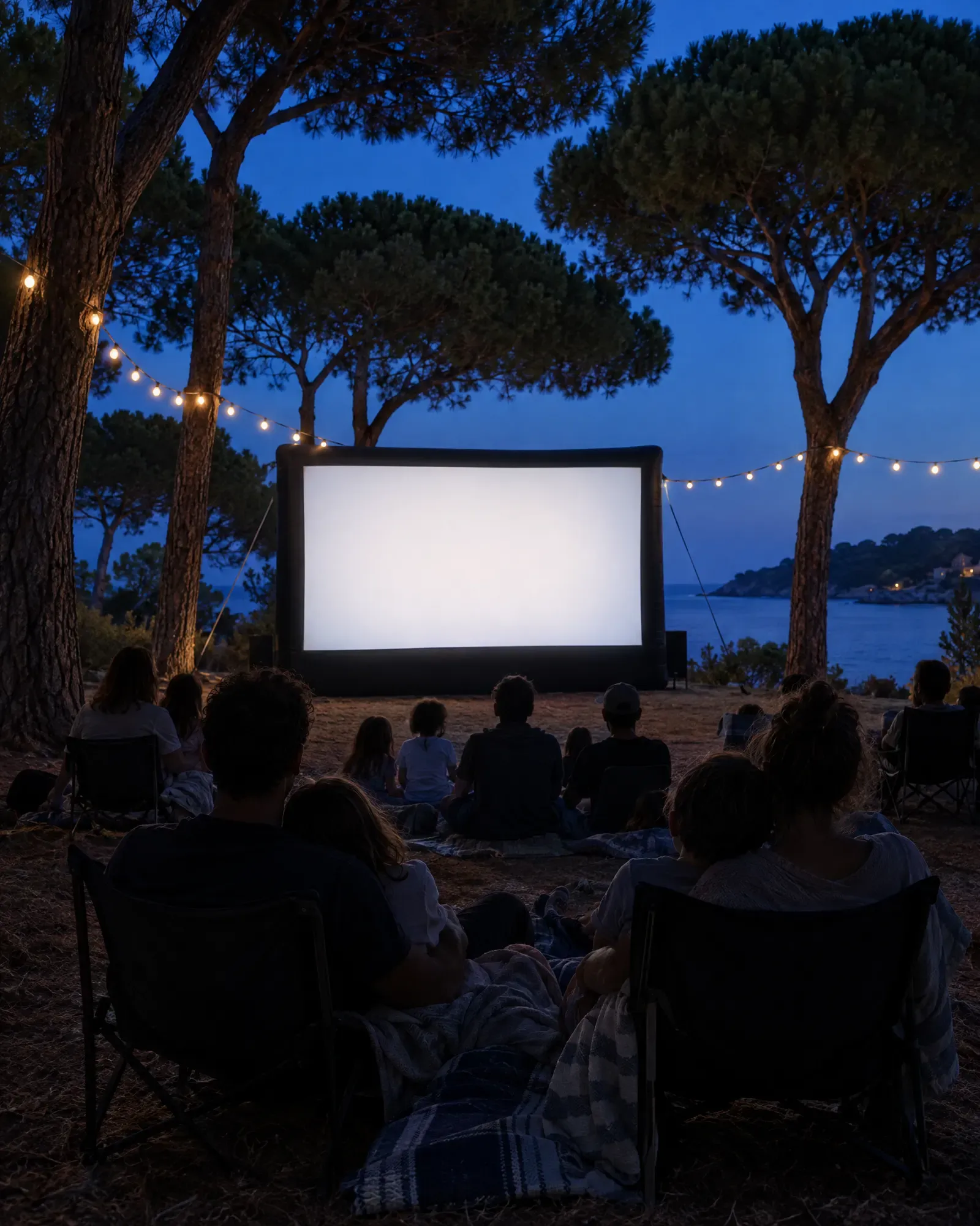 Cine bajo los pinos
