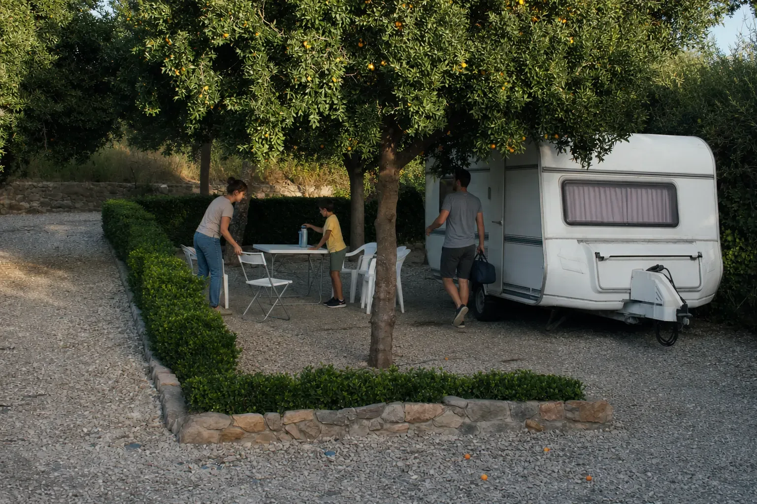 La parcela empieza donde termina la calle